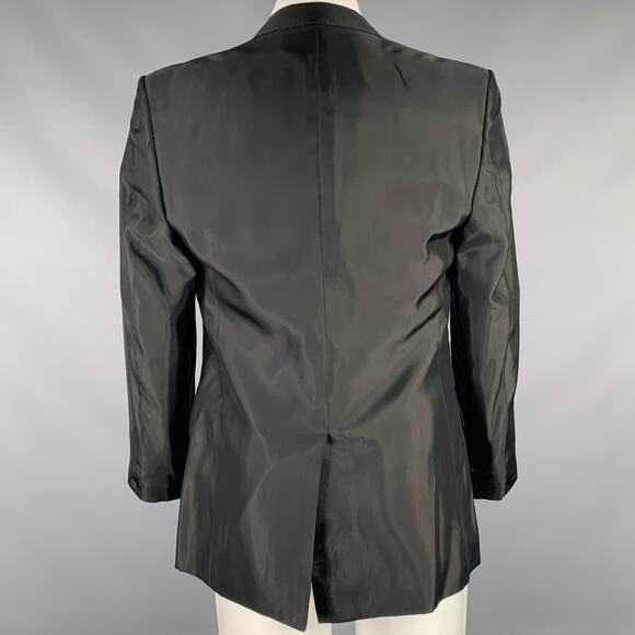 VERSACE COLLECTION Size 40 Black Acetate Blend Peak Lapel Sport Coat - Picture 4 of 11
